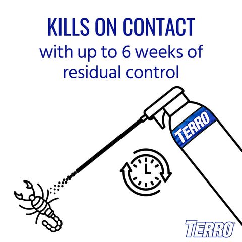 TERRO Scorpion Killer Spray used indoors and outdoors for versatile protection