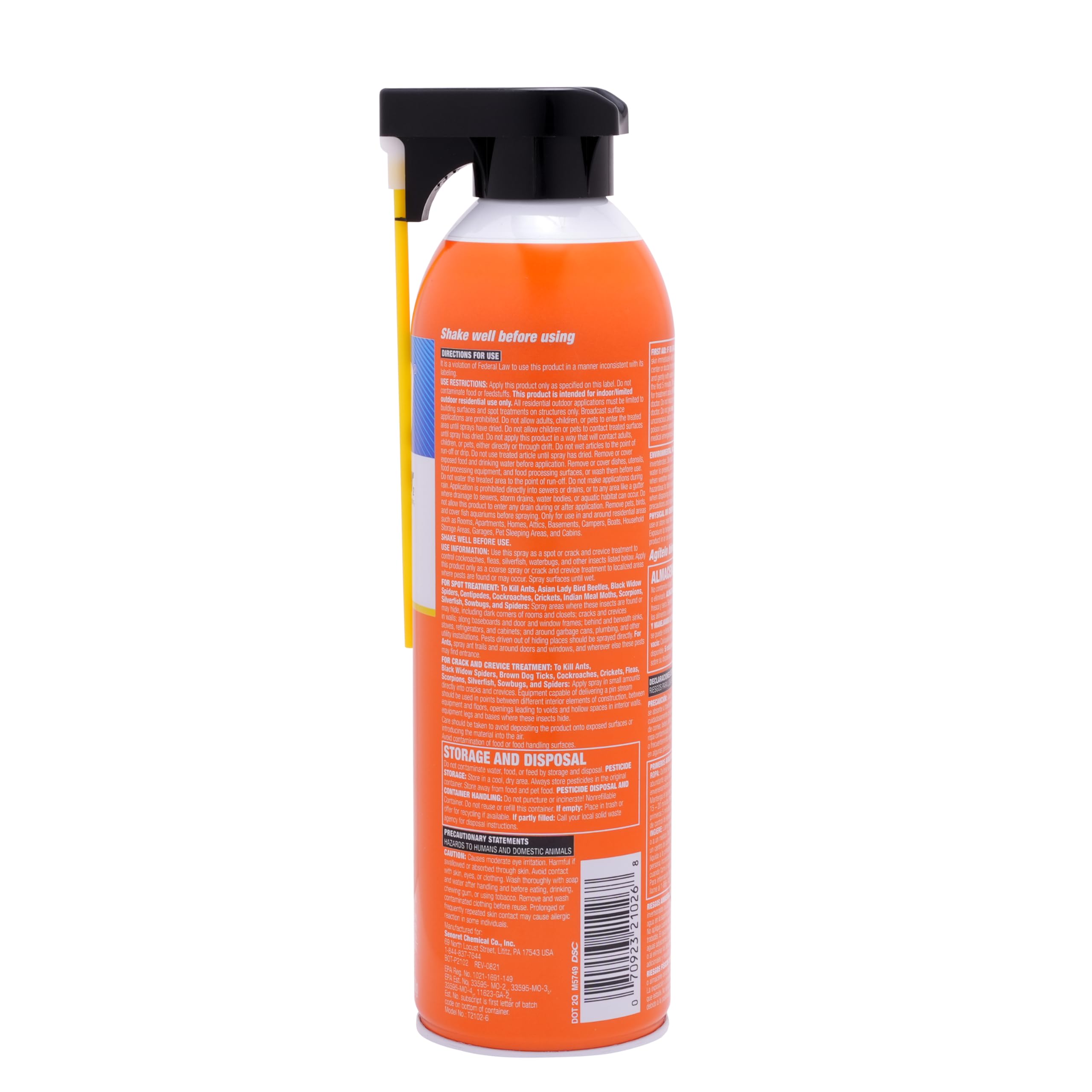 TERRO Scorpion Killer Spray being used at a doorway from a safe distance