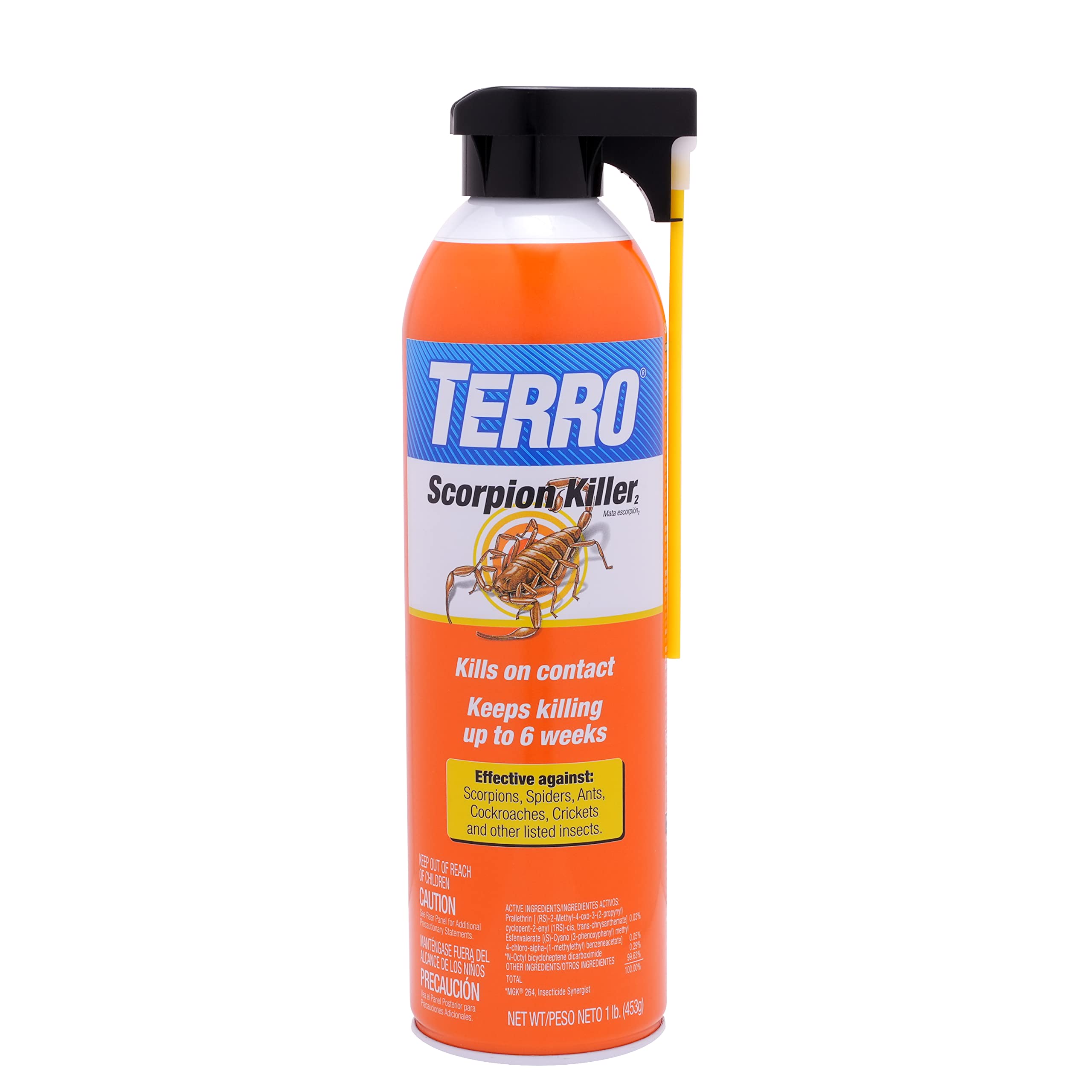 TERRO Scorpion Killer Spray bottle with mist for fast pest knockdown