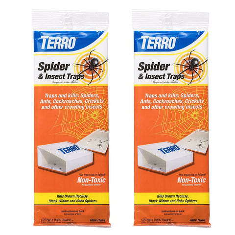 Terro spider and insect trap packaging view for quick setup