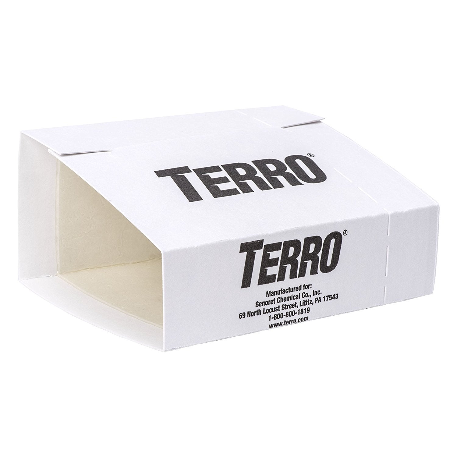 Terro spider trap close-up showing sticky surface for pest capture