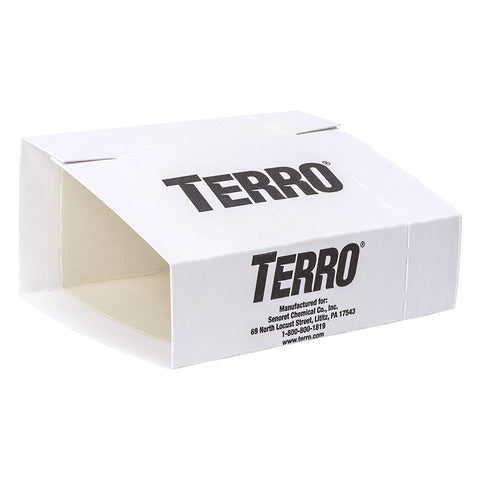 Terro spider trap close-up showing sticky surface for pest capture