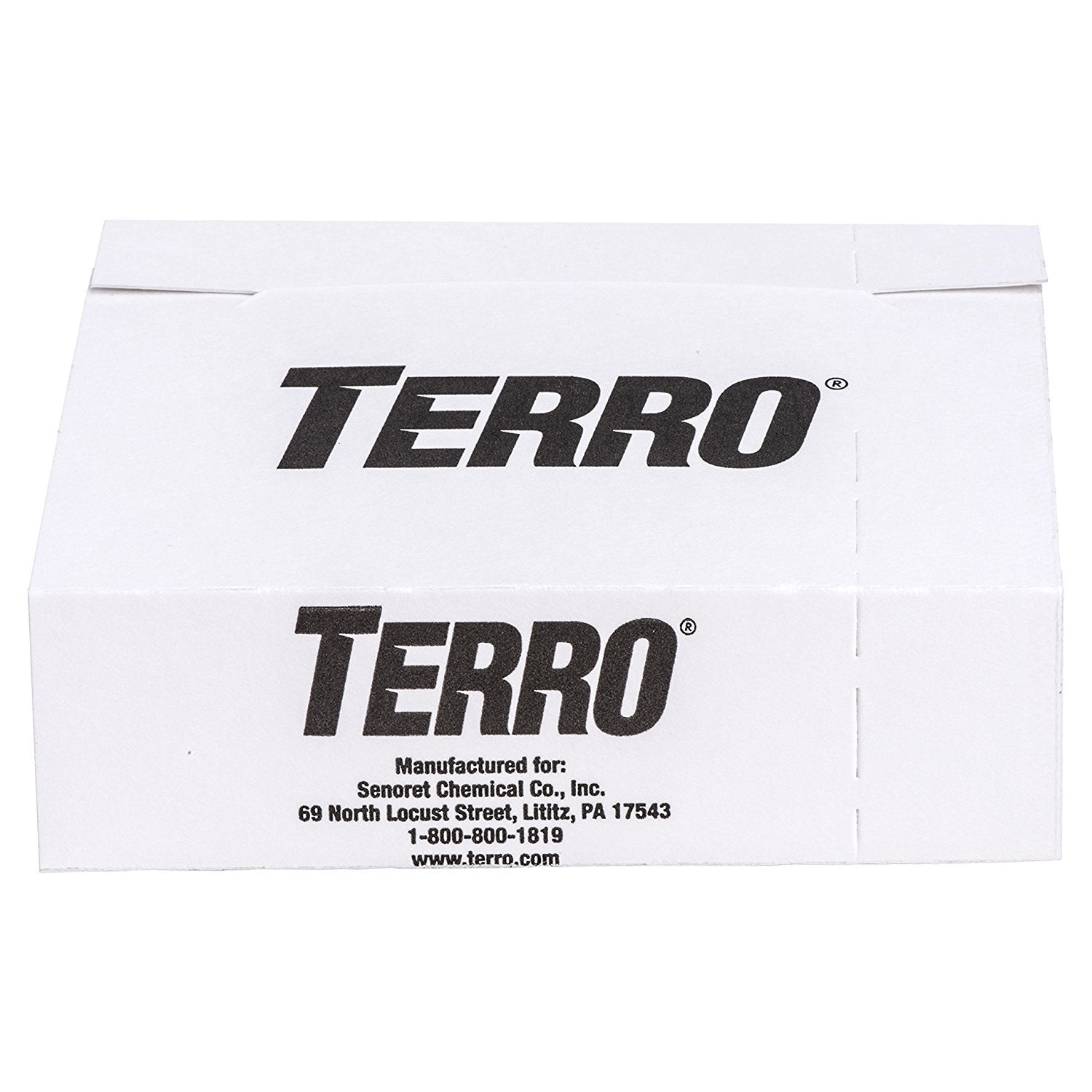 Terro spider trap in use placed in a corner for discreet protection