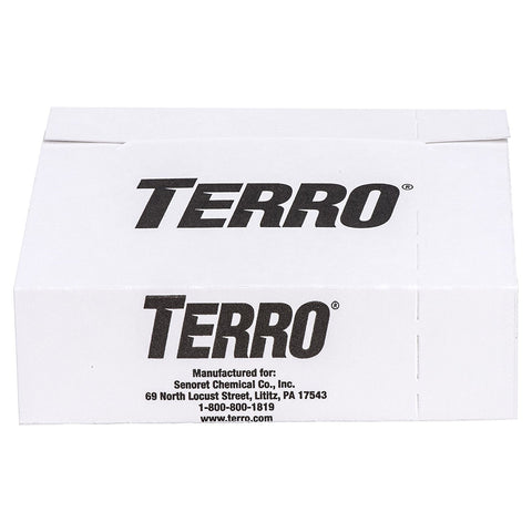 Terro spider trap in use placed in a corner for discreet protection
