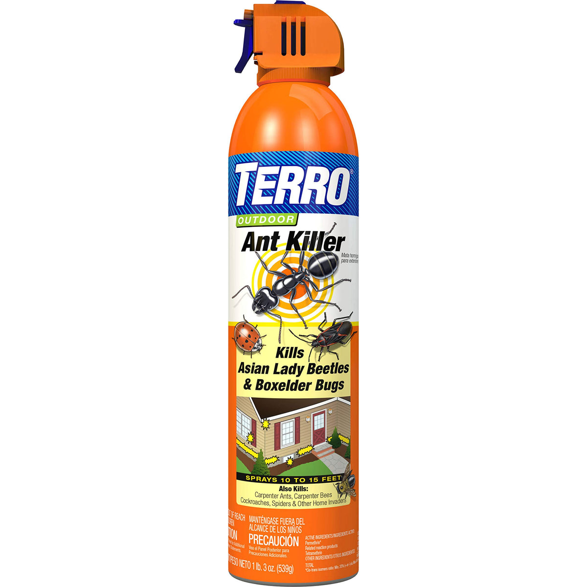Terro T1700SR Outdoor Ant Killer Spray 19oz bottle ready for perimeter protection