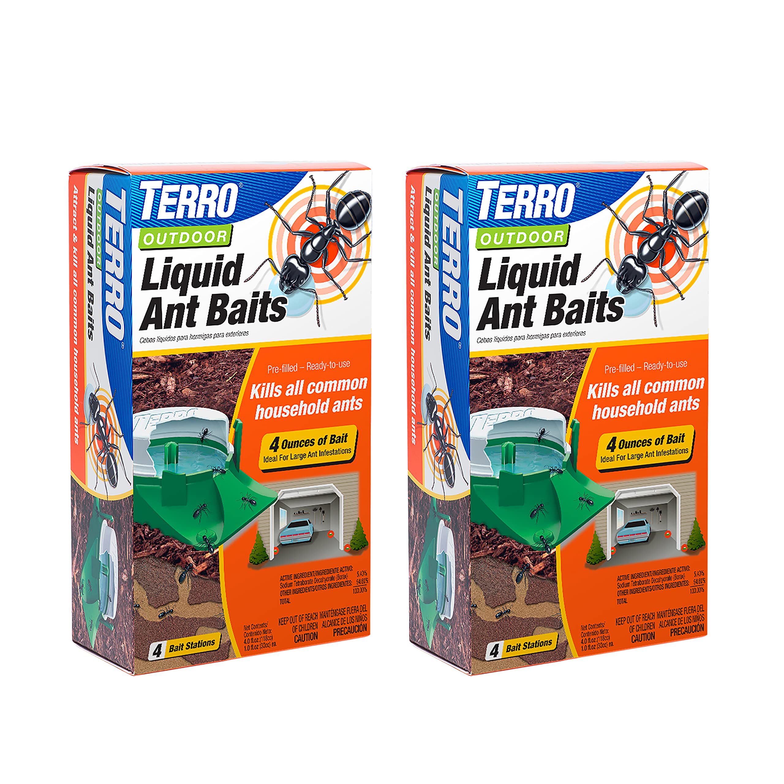 Terro T1804SR outdoor liquid ant bait station ready for outdoor control.