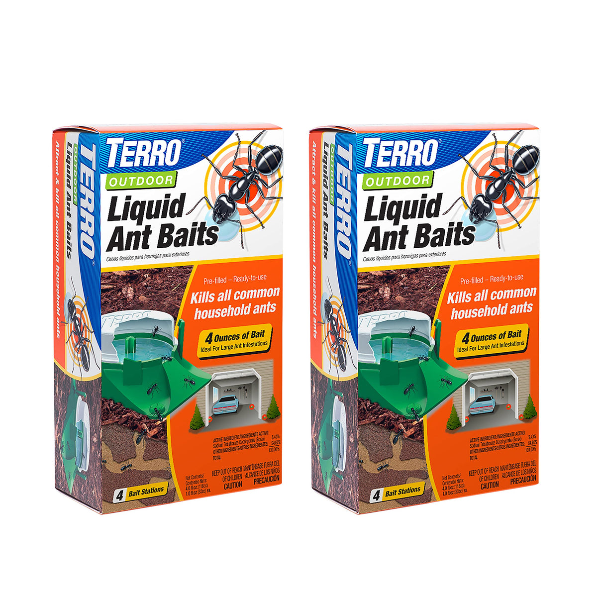 Terro T1804SR outdoor liquid ant bait station ready for outdoor control.