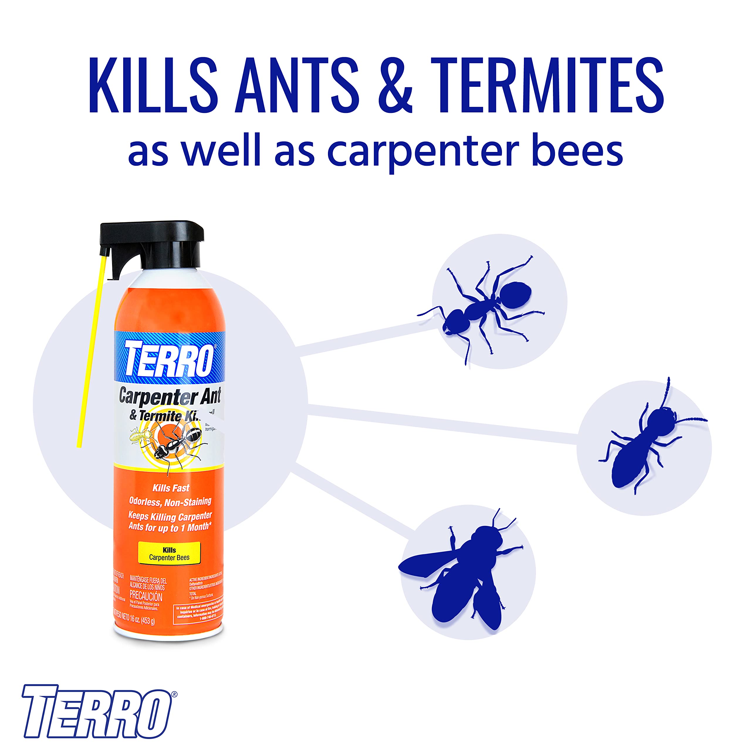 Terro T1901-6 odorless, non-staining formula suitable for indoor use