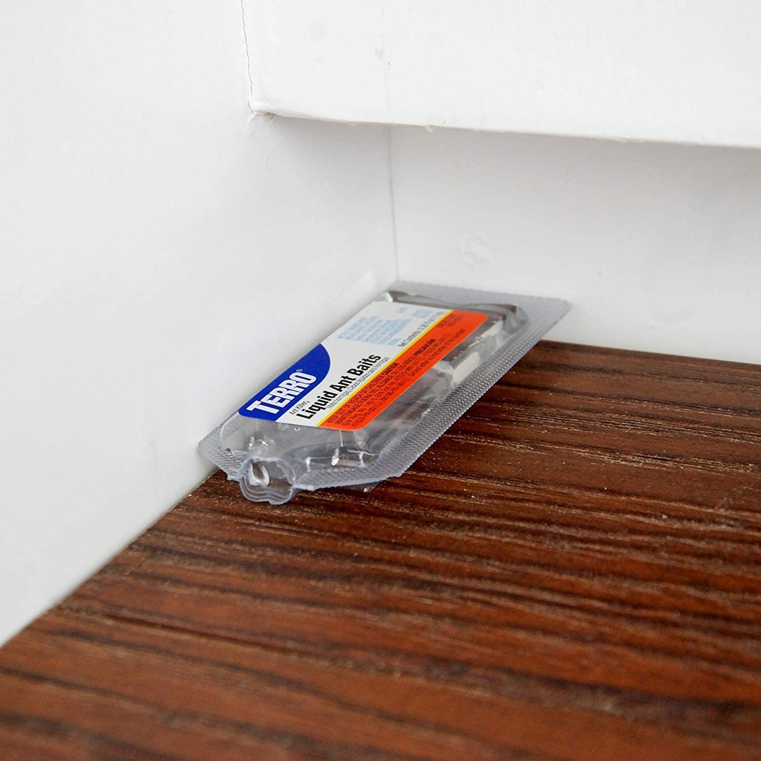 Terro T300 clear bait label communicates contents and usage