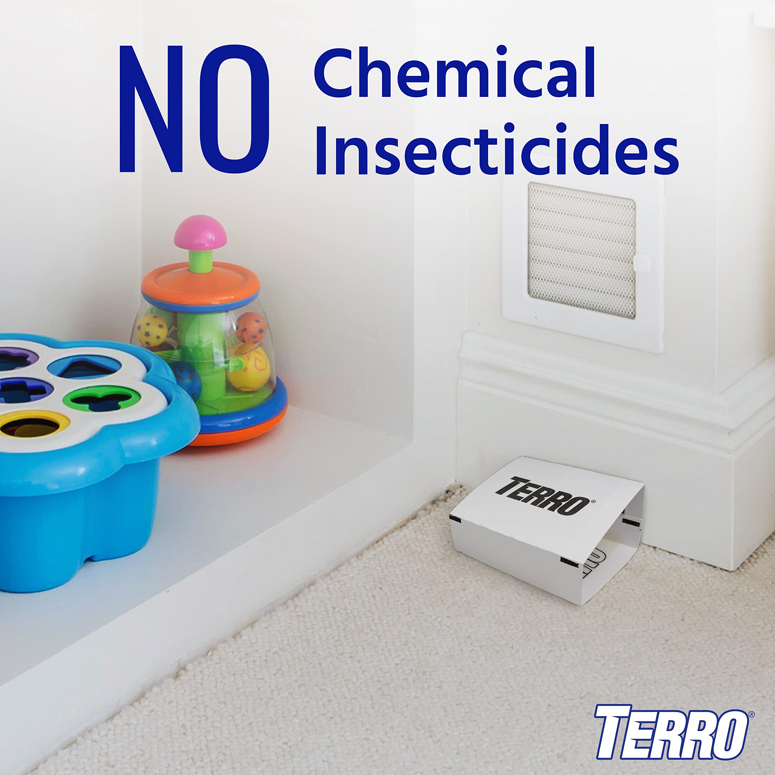 Terro T3206SR traps varied setup highlights versatile use in different rooms.