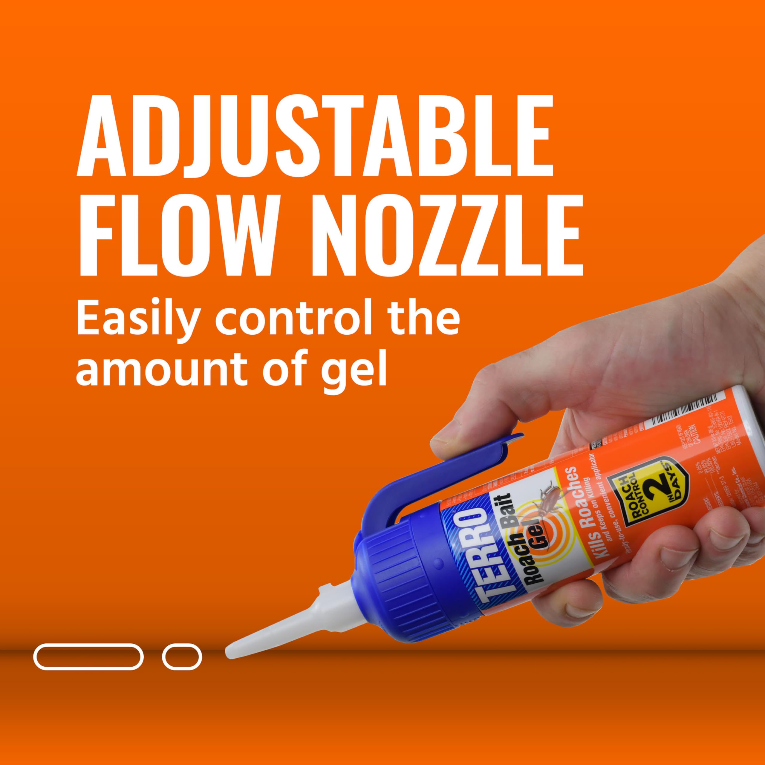 Terro T502 ready-to-use gel helps tackle common roaches indoors