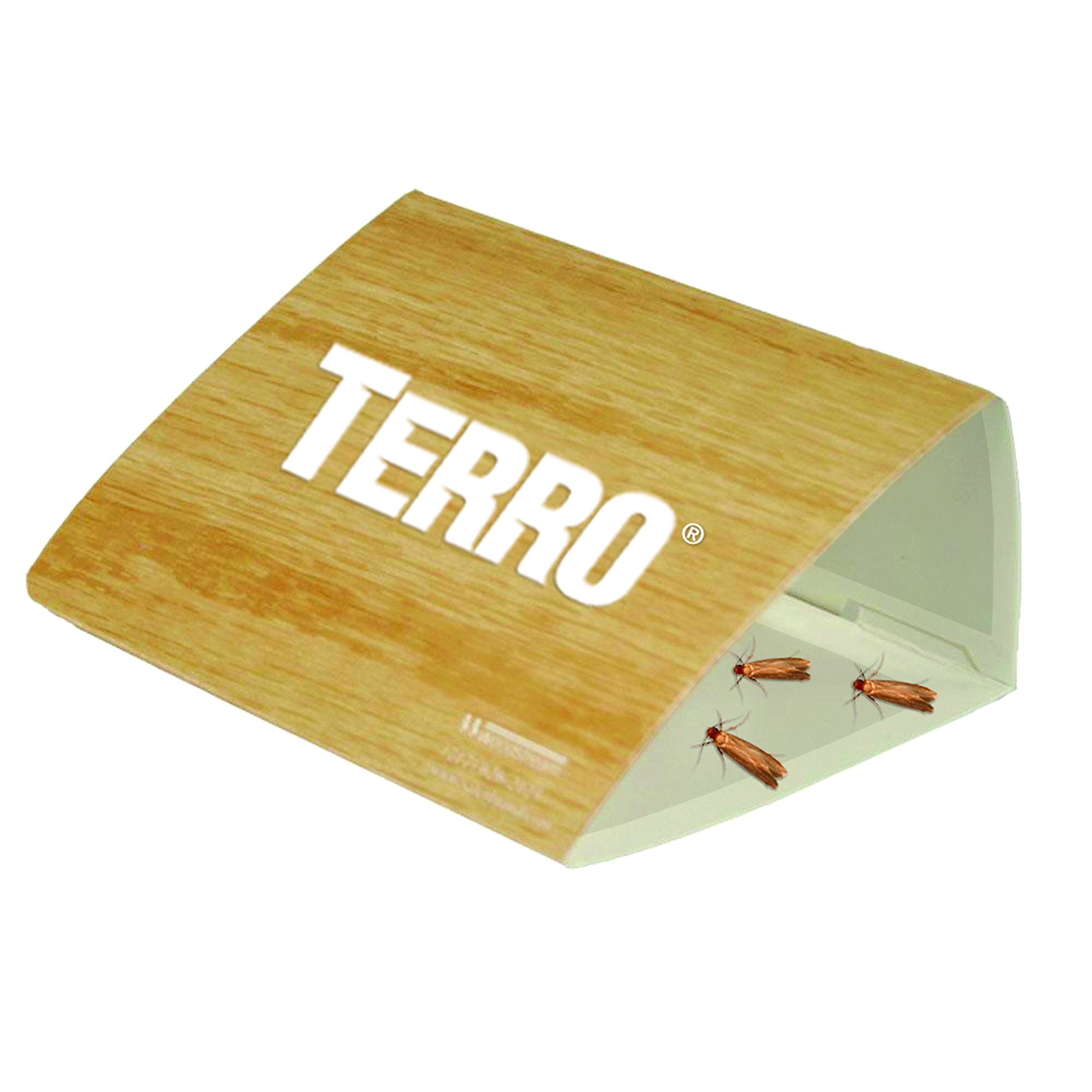 TERRO T720 glue trap closeup demonstrates non-toxic sticky surface for safe use.