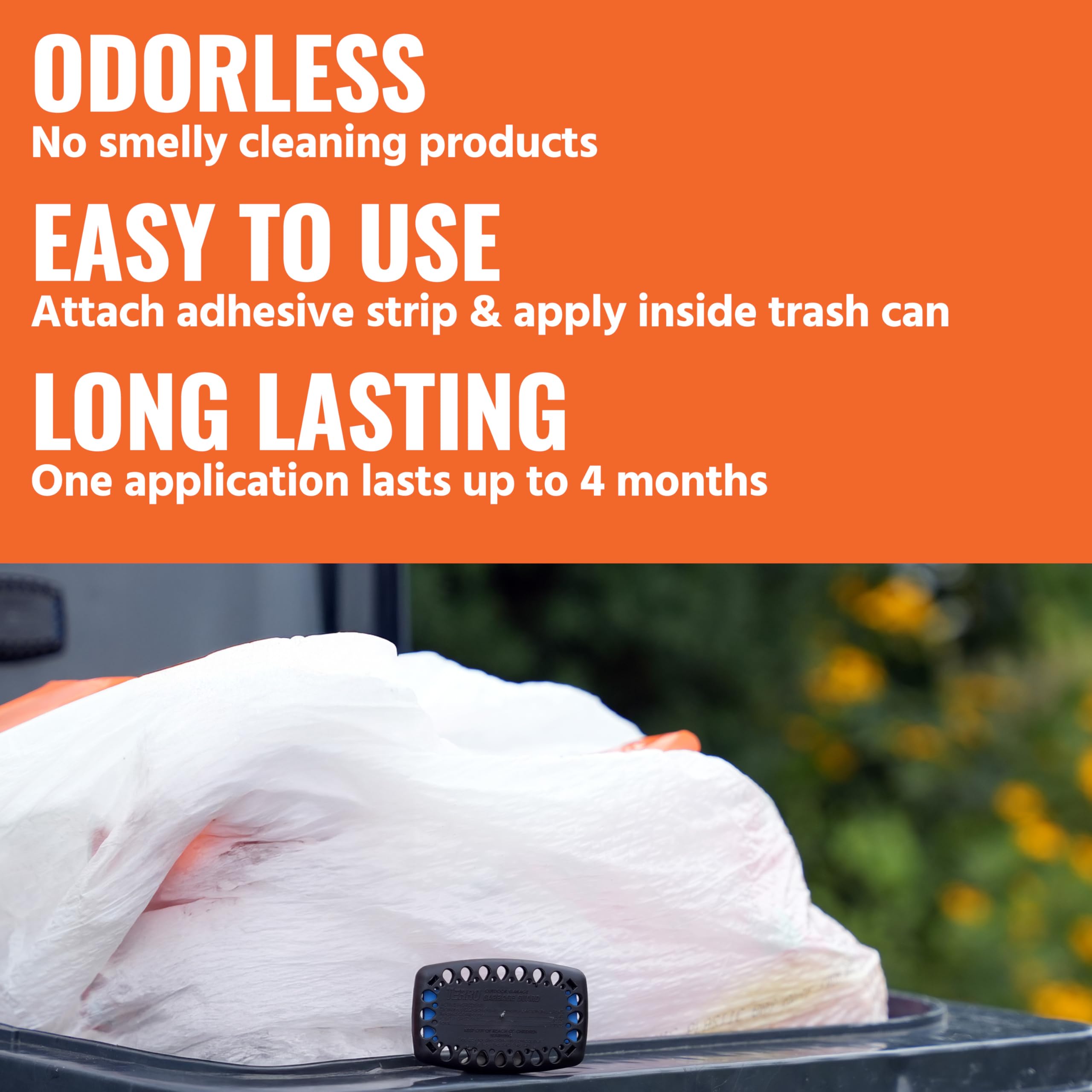 Terro Garbage Guard uses a deep-penetrating vapor to target pests inside bins