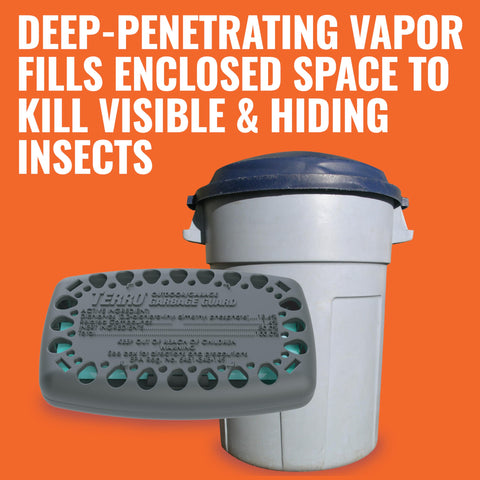 Terro Garbage Guard provides up to four months of protection for your trash can