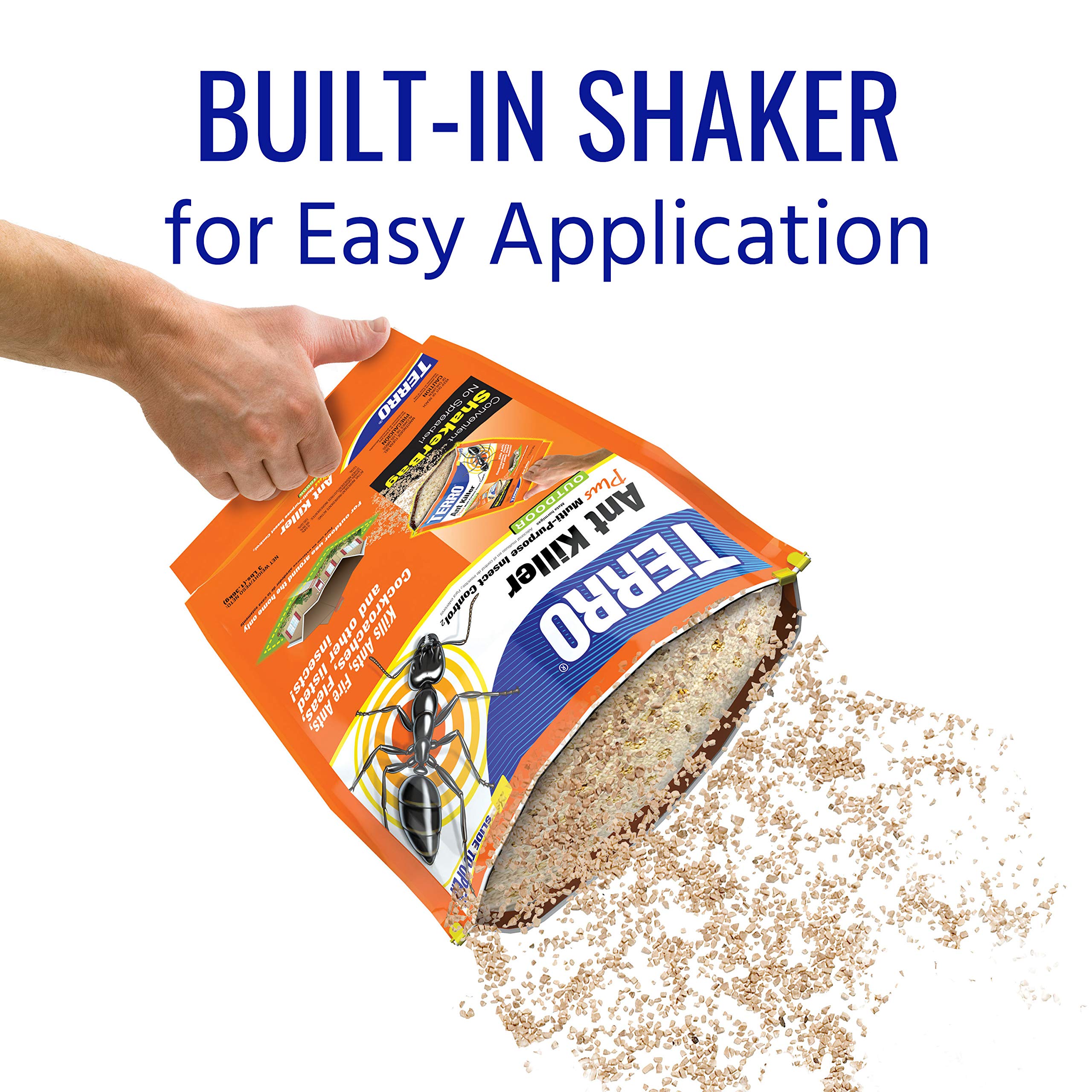 Terro T901-2 Ant Killer Plus perimeter treatment around a foundation.