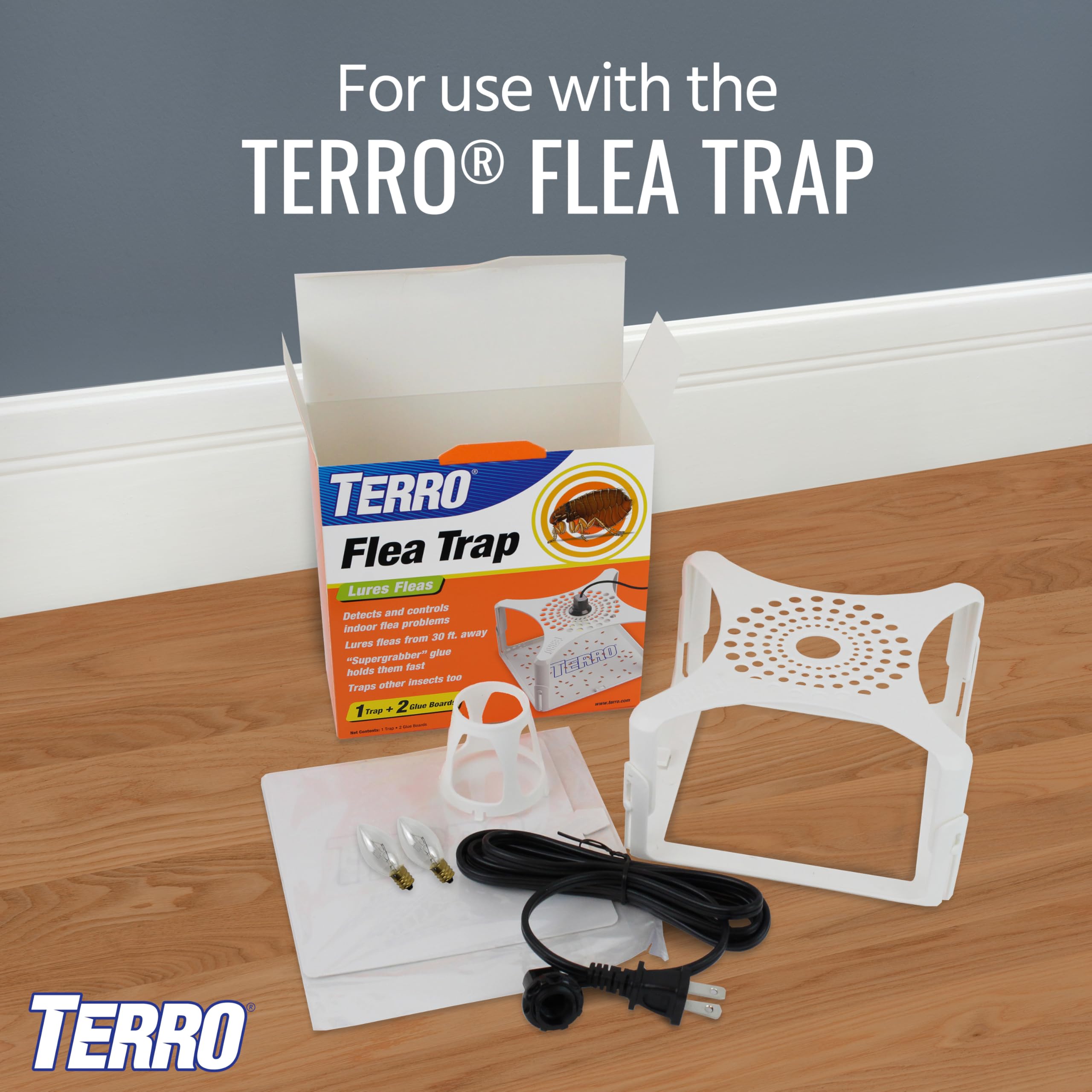 TERRO three-count glue-card pack for T230 trap