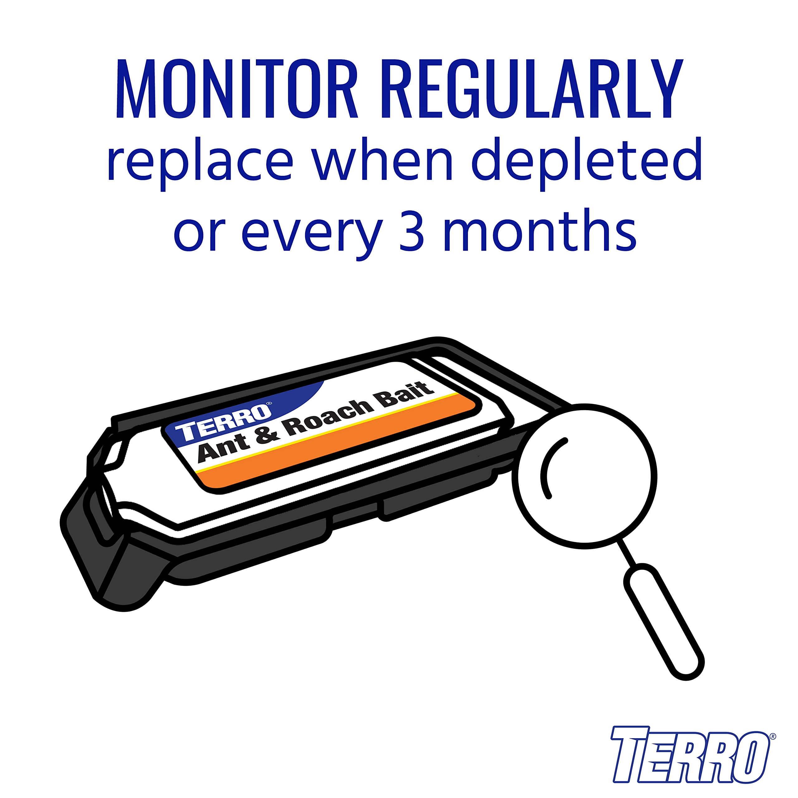 Terro under-appliance placement helps hide stations for discreet pest control.