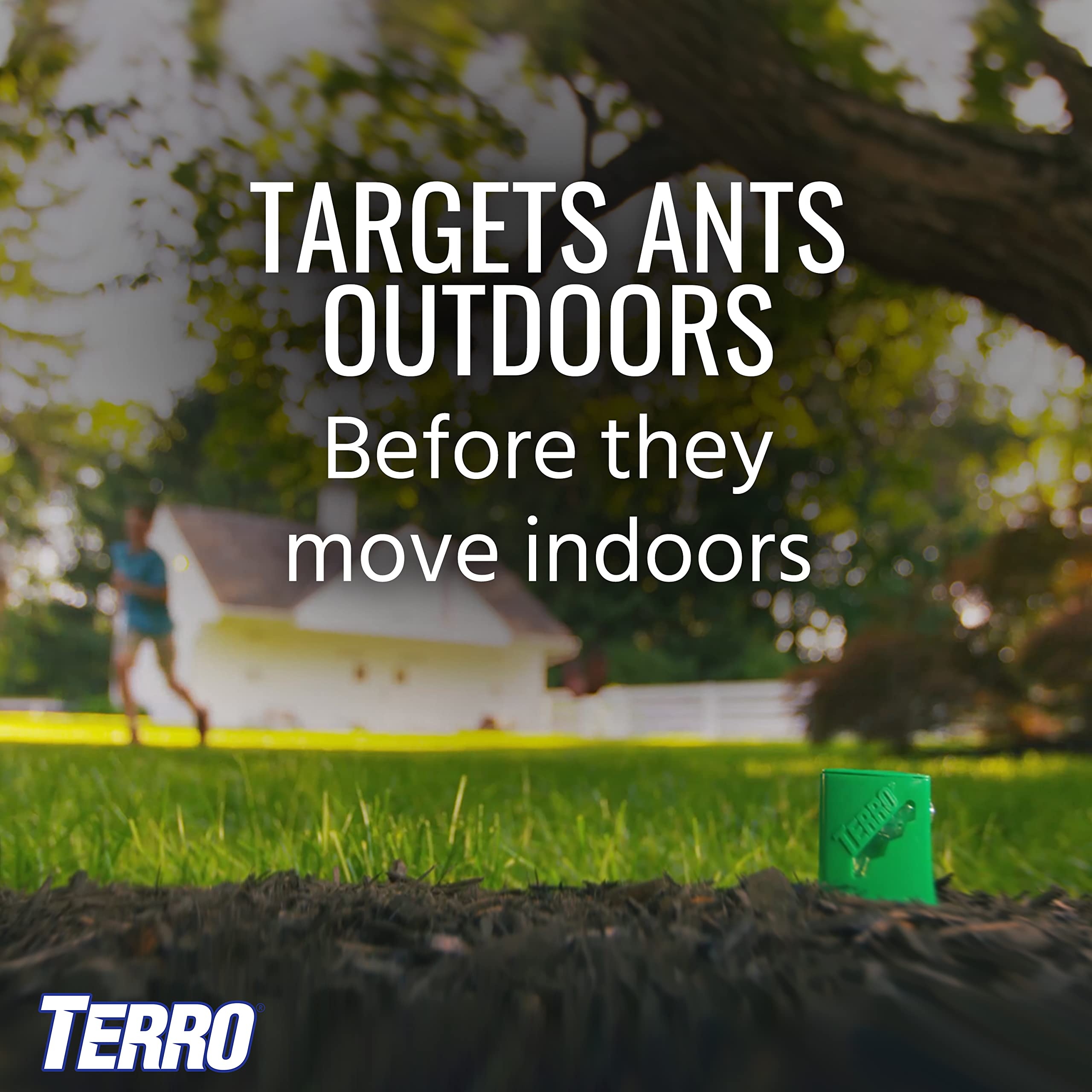 Terro weatherproof ant stakes withstand rain and sun to guard outdoor spaces.