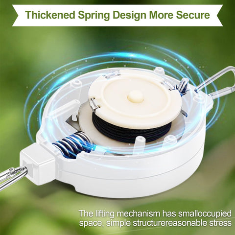 TERVEEX easy-setup push-and-release lock shown for quick height changes