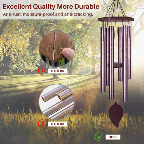 TESECU Memorial wind chimes make a thoughtful outdoor gift.