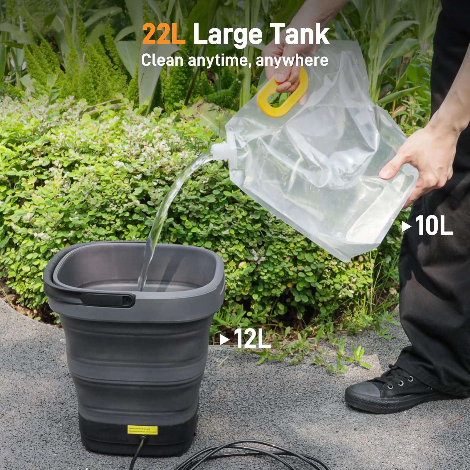 Teslong four-in-one nozzle options for versatile cleaning tasks