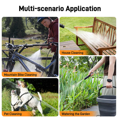Teslong included nozzle brush aids stubborn dirt removal