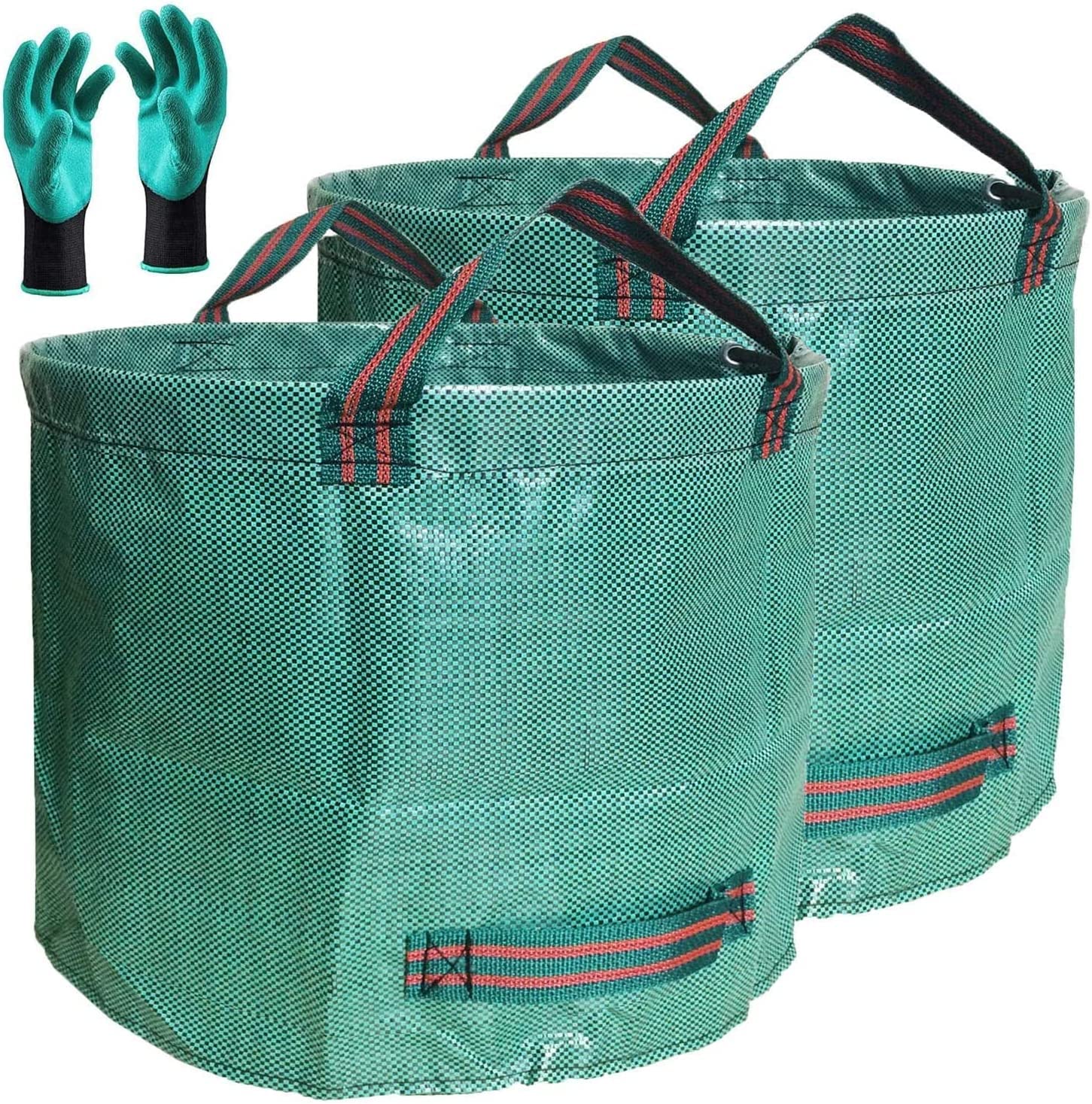 Tespher 137-gallon yard bag with stand-up design for easy filling.