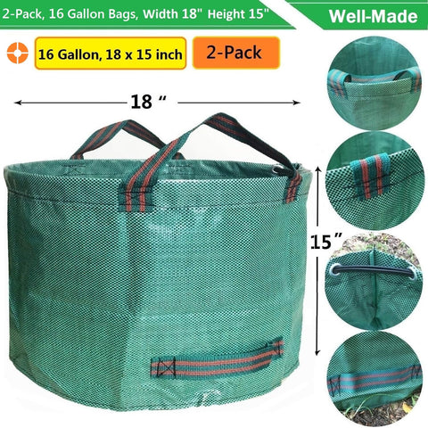 Tespher gardening gloves pair provides grip and protection when loading clippings.