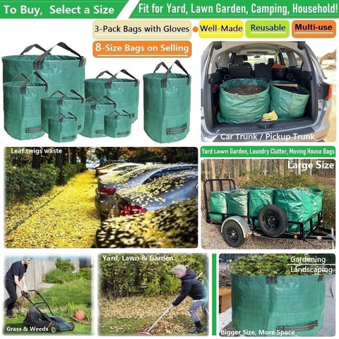 Tespher bags with four reinforced handles stay open for easy filling.