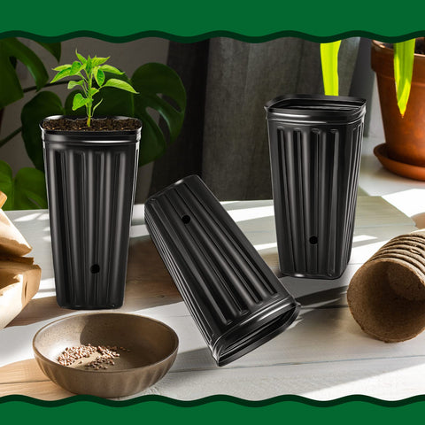 Tessco for you square pots ready for DIY garden setups.