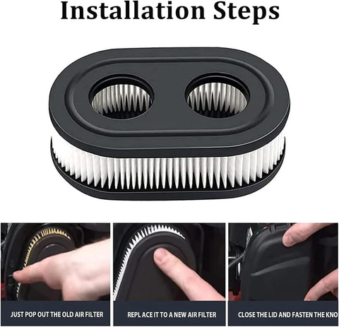 TESSTSY air filter 593260 compatible with Briggs engines boosts performance