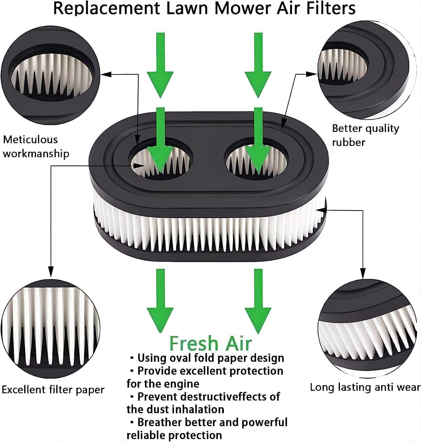 TESSTSY air filter 593260 side installation view for easy replacement