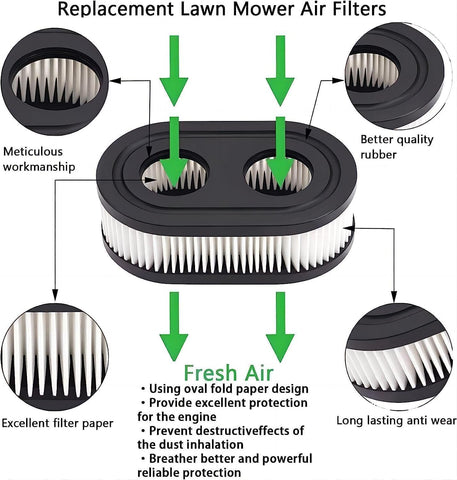 TESSTSY air filter 593260 side installation view for easy replacement