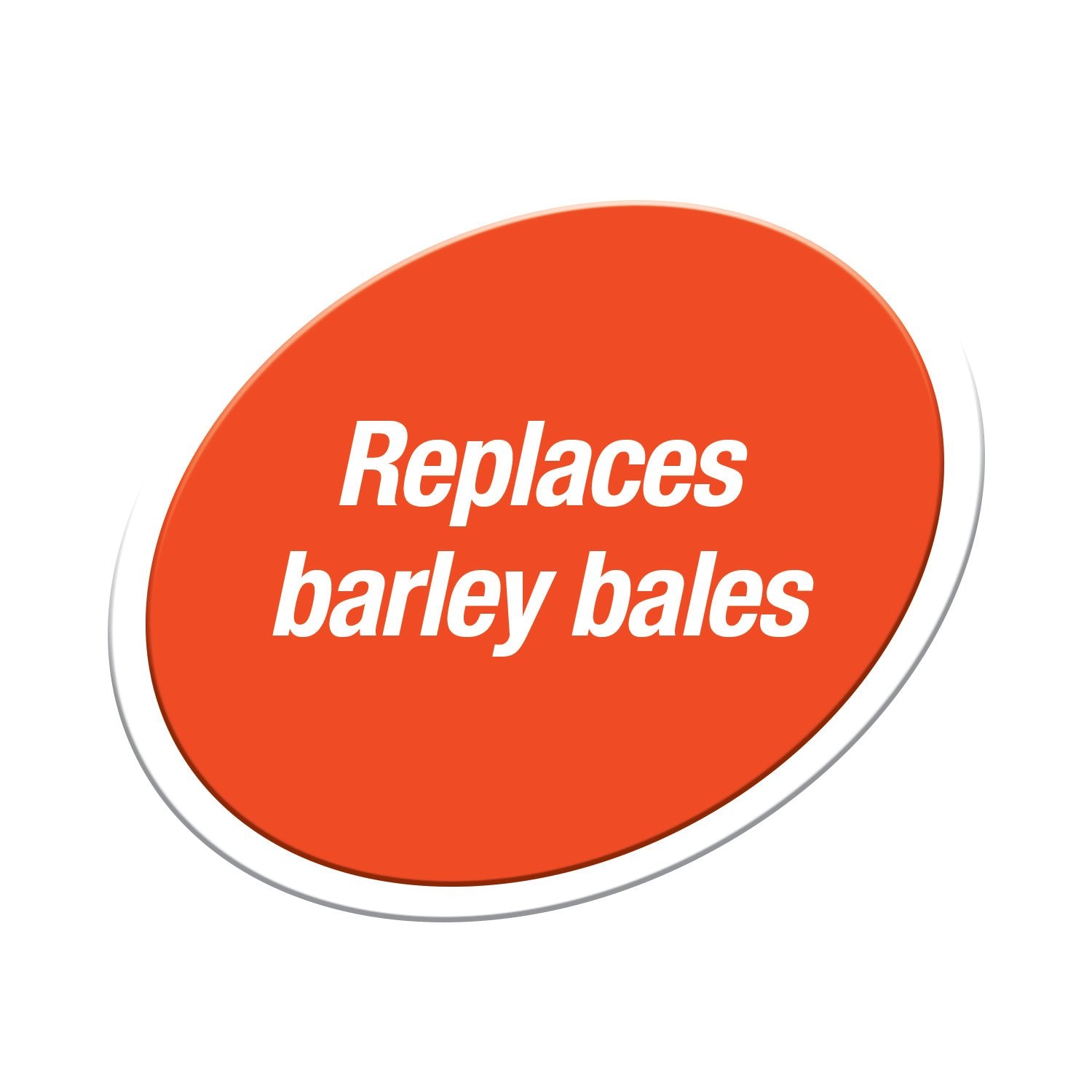 Label close-up highlighting non-chemical approach to clarity.