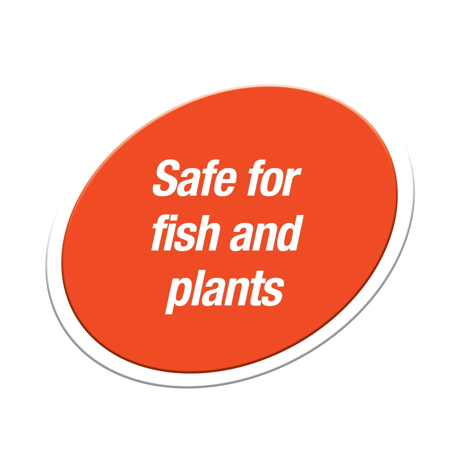 Clear pond water with plants after using TetraPond barley and peat extract.