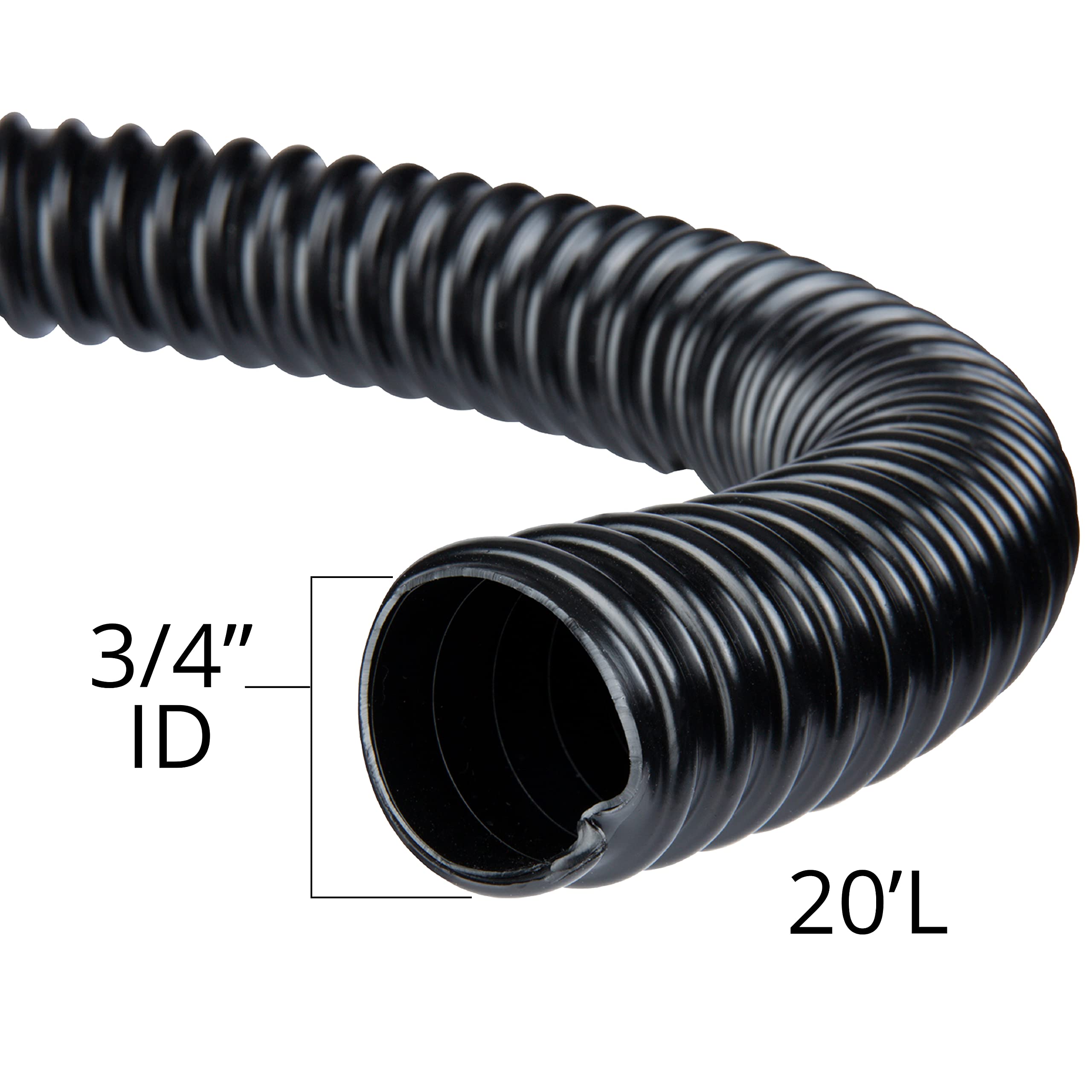 TetraPond tubing connected to a pond pump for easy linkage.