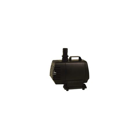 TetraPond pump installed with filters and fountain heads for clear water