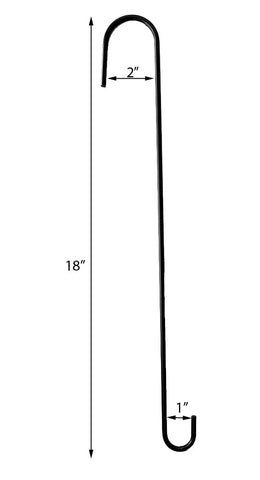 Tetra-Teknica YH-028 bird feeder S-hook keeps feeders accessible.