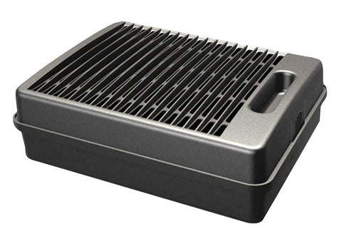 TetraPond submersible flat box filter front view improves pond clarity.