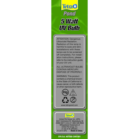 Replacement bulb for UV clarifier extending pond filter performance