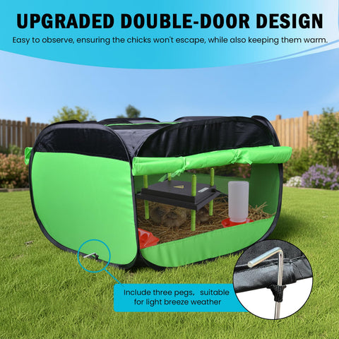 Tetuga pop-up folding design enables fast setup and compact storage