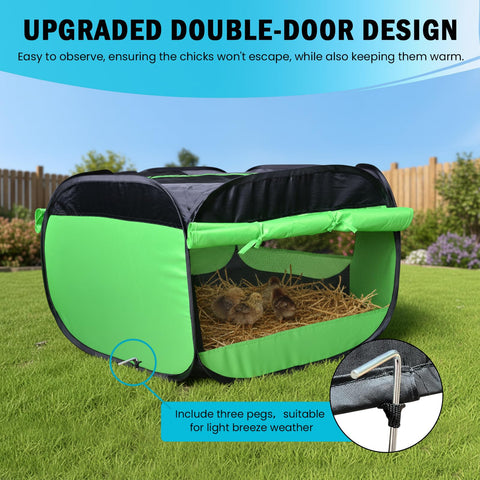 Tetuga versatile brooder suitable for chicks, ducklings, goslings, and small pets.