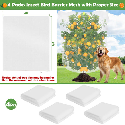 Tetutor drawstring closeup shows adjustable cinch for secure garden installation.