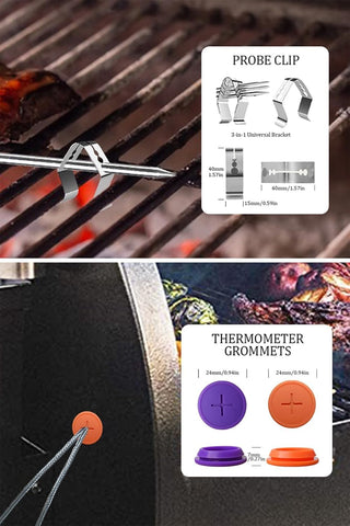 TEWEAE buck-design fast sensing probe for quick temperature alerts during grilling.