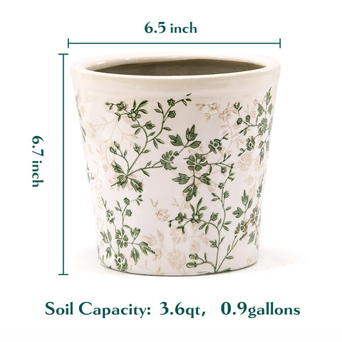 Teweiqi ceramic planter designed for indoor and outdoor use.