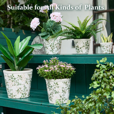Teweiqi handcrafted ceramic planter adds elegant style to homes and offices.