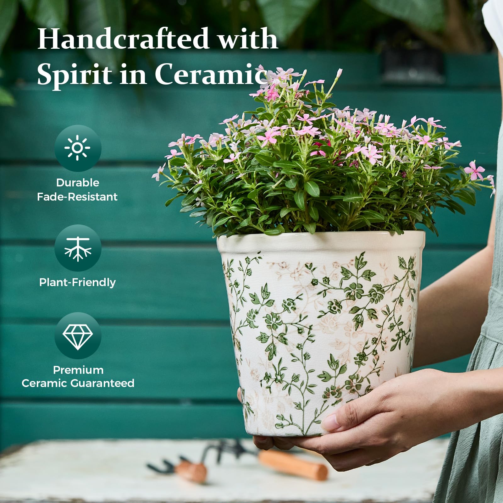 Teweiqi gift-ready plant pot blending rustic charm with practicality.