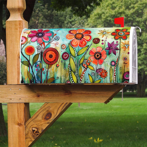 Texupday mailbox cover weatherproof material withstands outdoor weather