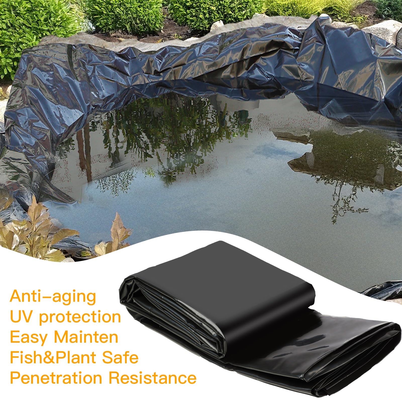 Tezhile versatile liner for fountains and reservoirs reduces water loss