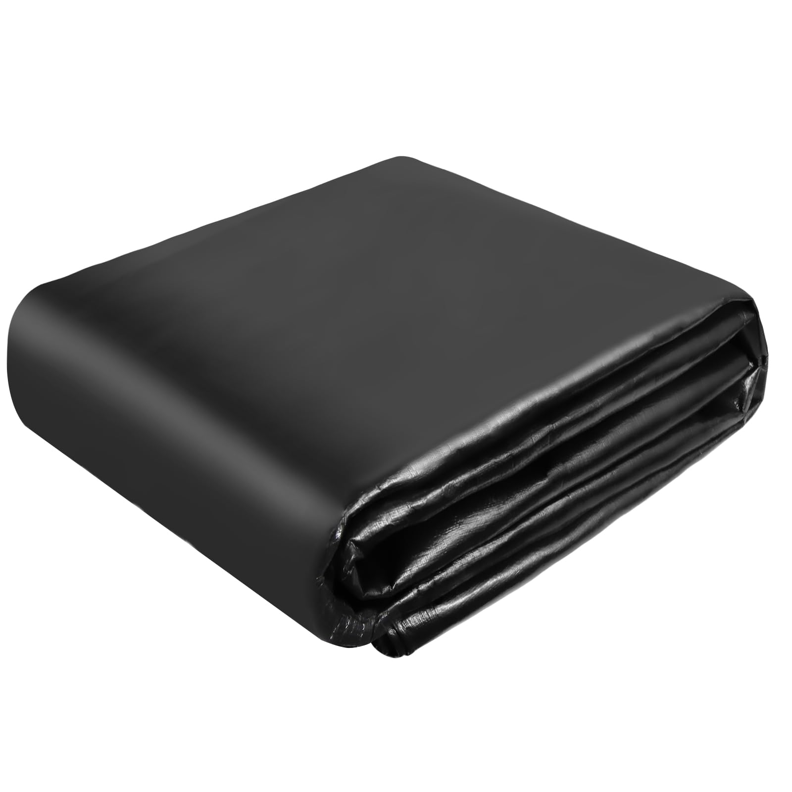 TEZONG pond liner 15x20ft demonstrates durable 28 mil PE for reliable water containment.